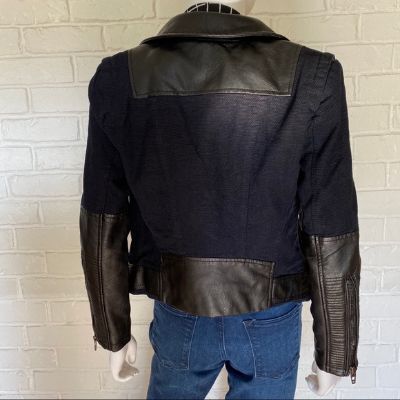 *Blank NYC Canvas Jacket with Leather Accents - Picture 9 of 16